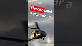 SOLDADOS ESPANTARON A Sicarios Con Equipo Aéreo [upl. by Kcirted]