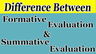 Formative and Summative Evaluation Explanation in urduHindi 2020 [upl. by Jaddan]