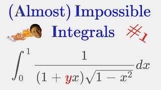 A Powerful Elementary Integral  Almost Impossible Integrals 1 [upl. by Junieta]