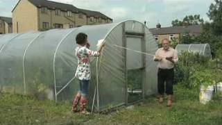 How to measure a Polytunnels polythene cover  V69 [upl. by Ydnyc]