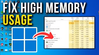 How To Fix High Memory Usage On Windows 1011 2024  Reduce RAM Utilization [upl. by Ogu]