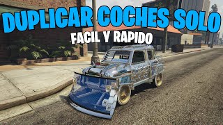 COMO DUPLICAR COCHES PLACAS LIMPIAS MASIVO FACIL Y RAPIDO GTA V ONLINE  AFTER PATCH DLC [upl. by Reeba]