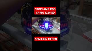 Stoplamp RGB Vario 125150 semakin keren stoplampvario [upl. by Nyloc]