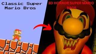 I Turned Super Mario Bros into a 3D Horror Game [upl. by Arimaj]