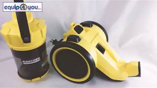 Karcher VC 3 Bagless Dry Vacuum Demo amp Overview [upl. by Wershba]