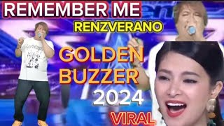 PILIPINAS GOT TALENT AUDITION PART 8  REMEMBER ME RENZ VERANO VIRAL GOLDEN BUZZER 2024 [upl. by Edahc357]