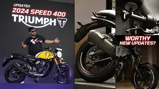 2024 MY25 Triumph Speed 400  Tamil Walkaround Review  Speed T4 or Speed 400 [upl. by Aehsal107]