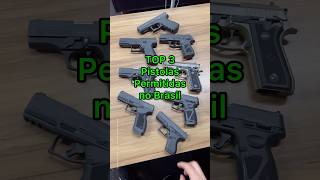 As 3 Melhores Pistolas Permitidas de 2024 GLOCK CZ TAURUS shorts [upl. by Landau]