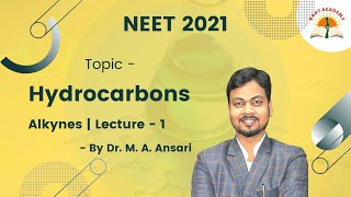 Chapter  Hydrocarbons  Alkynes  Chemical properties of alkanes  Dr MA Ansari [upl. by Iago510]