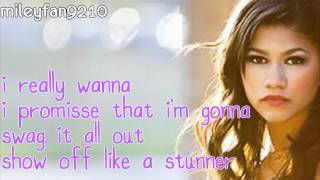 Zendaya Coleman  Swag It Out lyrics [upl. by Valsimot]