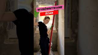 Tynkowanie ubytków w ścianach✌️😁 remont diy budowanie tutorial zróbtosam work girlpower [upl. by Outlaw]