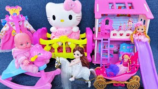 13 Minutes Satisfying with Unboxing Princess Villa Play set，Hello Kitty Toy Collection  Review Toys [upl. by Weide]