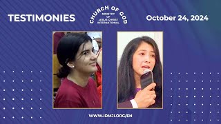 Testimonies – October 24 2024 – CGMJCI [upl. by Pompei]