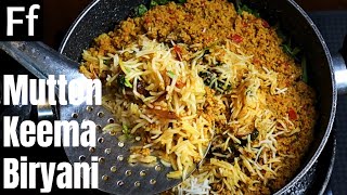 Keema Biryani Recipe  Minced meat Biryani [upl. by Heywood]