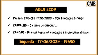 CMB  Aula 209  DCNEI  CARVALHO  CANDAU [upl. by Notxap45]