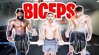 Bicep Curl Strength Challenge with Tristyn Lee amp 2Hype [upl. by Bevers237]