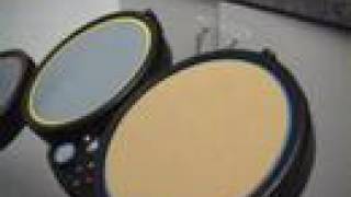 Rock Band Drum Kit Rubber Pad Modification Training [upl. by Ahsinad399]