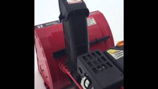 Troybilt 2410 QuickStart snow blower [upl. by Thgiled543]