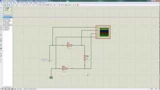 Circuito resistivo PROTEUS [upl. by Gonnella716]