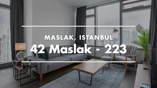 Istanbul Apartment Tour  42 Maslak Furnished Apartment in Maslak Istanbul [upl. by Alamap]