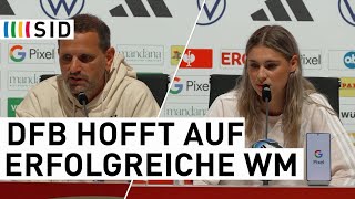 Chatzialexious WMHoffnung DFBFrauen können Fans quotwachküssenquot  SID [upl. by Pantia]