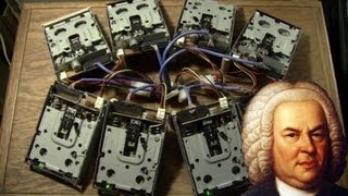 Toccata and Fugue in D Minor On Floppy Drive Organ [upl. by Champaigne442]