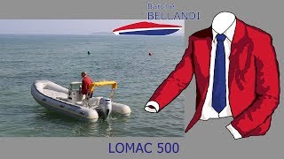 LOMAC 500 gommone usato test in acqua [upl. by Littell548]