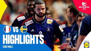 CLUTCHEST GOAL EVER 🫨  France vs Sweden  Highlights  Mens EHF EURO 2024 [upl. by Mano]