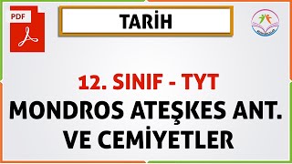 MONDROS ATEŞKES ANT VE CEMİYETLER 12SINIF TYT AYT 2020 [upl. by Arihday]