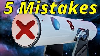 5 MISTAKES Dobsonian Telescope BEGINNERS Make [upl. by Annoj]