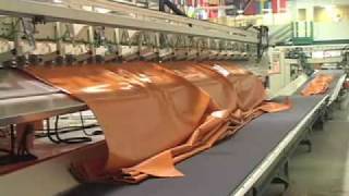 Automatic Moduline Tarp Welding Machine  Folding Grommeting [upl. by Seow499]