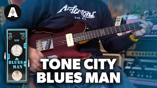 Tone City Blues Man Overdrive  Playing Only [upl. by Sone416]