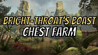 ESO  How to Farm DeadWaters Guile amp BrightThroats Roast  15 Chests in 7 Minutes [upl. by Akeret]