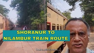 Scenic train route Shoranur to Nilambur road [upl. by Winter]