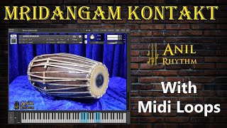 Mridangam Kontakt Library  Mridangam Loops  Ableton  FL Studio  Logic  VST Instrument [upl. by Agneta]