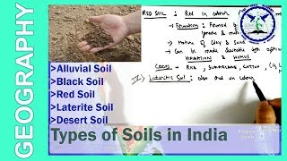 Types of Soils in India  Indian Geography  by TVA [upl. by Eillehs]