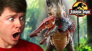 Reacting to ACCURATE TREX in JURASSIC PARK [upl. by Ellah276]