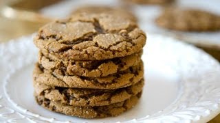 Crinkled Ginger Molasses Cookie Recipe [upl. by Alfeus]