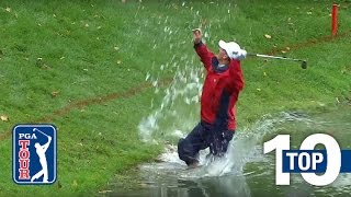 Top 10 shots from the water on the PGA TOUR [upl. by Deborah]