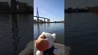 So schön ist Hamburg Aussicht auf die Köhlbrandbrückefelix puppet köhlbrandbrücke hamburg [upl. by Aikem]