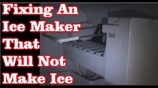 Fixing An Ice Maker That Will Not Make Ice [upl. by Thurmann733]