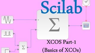 Scilab Tutorial 22 XCOS part 1 [upl. by Renato]