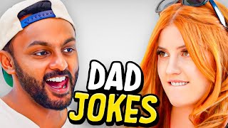 Dad Jokes  Dont laugh Challenge  Sath vs Ginger  Raise Your Spirits [upl. by Budworth]