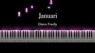 Januari  Glenn Fredly  Piano Tutorial by Andre Panggabean [upl. by Vick]