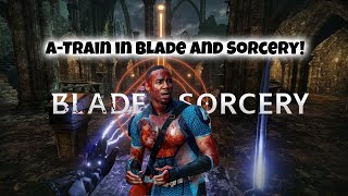 ATrain in Blade and Sorcery quest2vr theboys atrain homelander vr bladeandsorcery viralvideo [upl. by Ailehc]