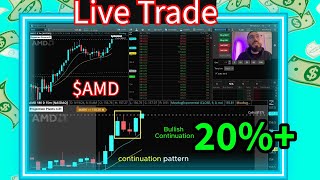 20 Live Trade AMD  Recap [upl. by Nanette]