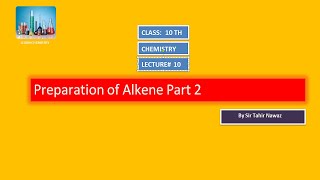 Preparation of Alkene By Dehydrohalogenation of Alkyl halide [upl. by Bej367]