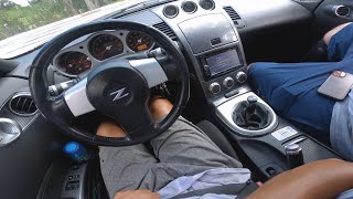 Nissan 350z HR  POV DRIVE TOMEI EXHUAST [upl. by Aleron88]