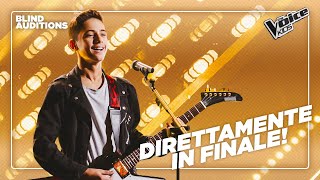 Alessio conquista un SUPERPASS con “Sweet Child O’ Mine”  The Voice Kids 3 Blind Auditions [upl. by Aylatan438]