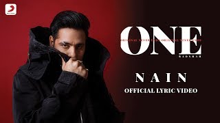 Badshah  Nain  Aastha Gill  Album ONE  Lyrics Video [upl. by Marielle]